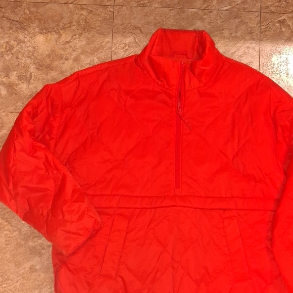 Old Navy Active Bright Red-Orange Water-Resistant Jacket - Picture 3 of 5